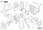 Bosch 3 601 K61 V00 Grl 650 Chvg Laser Level / Eu Spare Parts